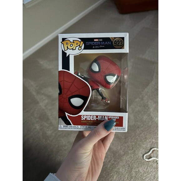 SpiderMan Upgraded Suit Funko Pop - Picture 1 of 5